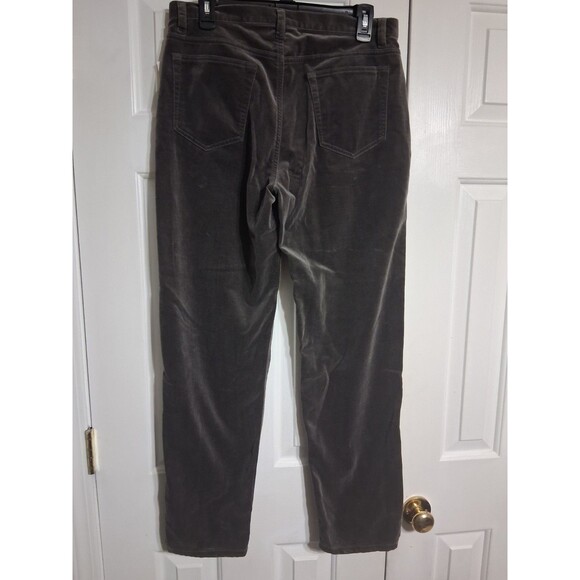 NWT Women's Liz Claiborne Velvet Feel Gray Jeans Pants Size 10 - Picture 6 of 7